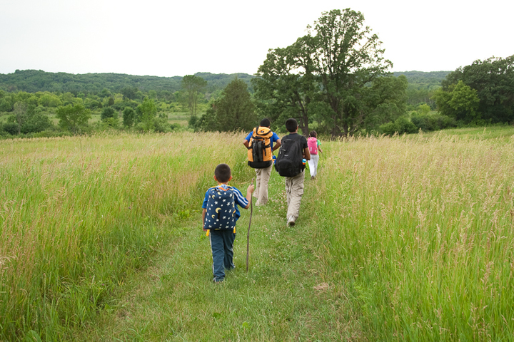 The start of the hike