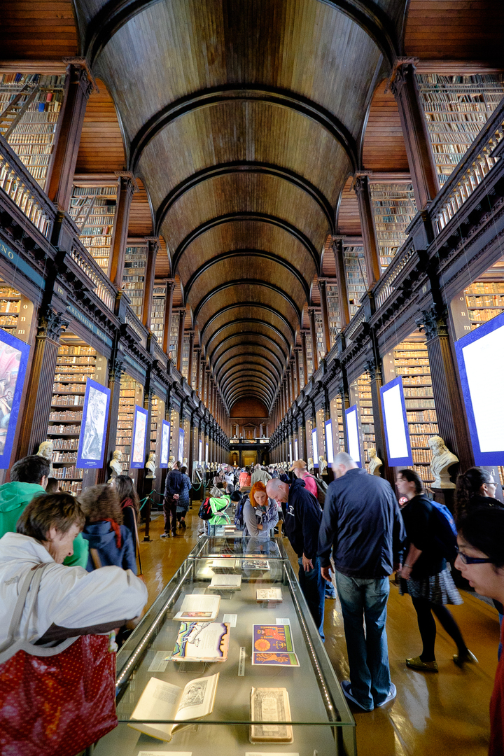 One of the first sights as you enter the library